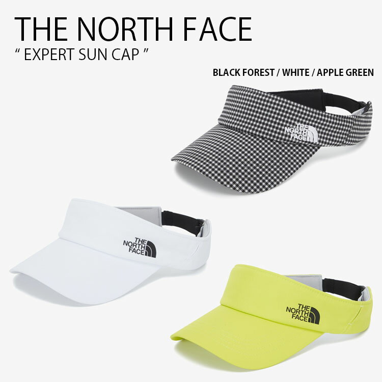 楽天a-dotTHE NORTH FACE ノースフェイス サンバイザー EXPERT SUN CAP エキスパート サン キャップ 帽子 ロゴ カジュアル ストリート スポーツ 屋外活動 チェック柄 ホワイト グリーン メンズ レディース 男性用 女性用 男女共用 NE3CQ12B/C/D【中古】未使用品