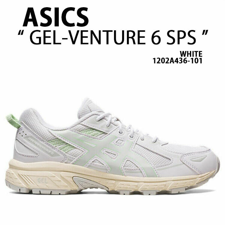 asics アシックス スニーカー GEL-VENTURE 6 SPS ゲルベンチャー WHITE 1202A436-101 シューズ ホワイト ランニングシューズ トレイルシューズ メンズ レディース