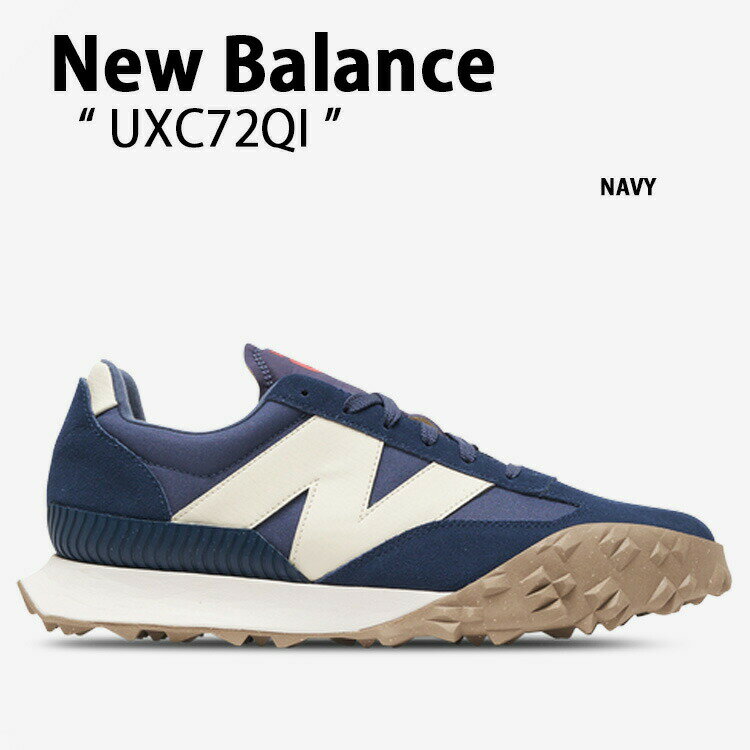 New Balance ニューバランス スニーカー UXC72QI NAVY ネイビー シューズ レザー 本革 メンズ 男性用【中古】未使用品
