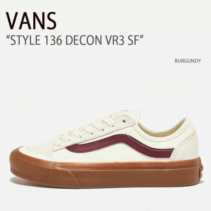 楽天a-dotVANS バンズ スニーカー STYLE 136 DECON VR3 SF BURGUNDY VN0A4BX9QJK スタイル136デコンVR3 SF バーガンディー メンズ レディース 男性用 女性用【中古】未使用品