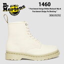 Dr.Martens ドクターマーチン 8ホールブーツ レザー 1460 Parchment Beige Milled Nubuck Wp & Parchmen...