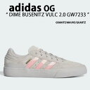 adidas originals アディダス スニーカー DIME BUSENITZ VULC 2.0 GW7233 ブセニッツ バルク 2.0 CLEAR GRANITE WONDER MAUVE WONDER QUARTZ シューズ レザーアッパー スエード クリアグラナイト ワンダーモーブ ワンダークオーツ メンズ 【中古】未使用品