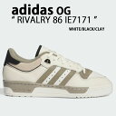 adidas originals アディダス スニーカー RIVALRY 86 WHITE BLACK BEIGE IE7171 シューズ ライバリー86 クラ...