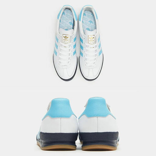 adidas originals アディダス スニーカー JEANS IE9976 ジーンズ FTWWHT/BRCYAN/CBLACK レザーアッパー フットウェアホワイト コアブラック メンズ レディース【中古】未使用品