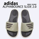 adidas アディダス アルファバウンス サンダル ALPHABOUNCE SLIDE BEIGE IG5948 スライドサンダル シャワーサンダル サイズ調整 ベージュ メンズ レディース【中古】未使用品(4)