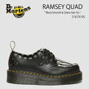 Dr.Martens ドクターマーチン レザーシューズ RAMSEY QUAD 3 SMOOTH HAIRON BLACK 31679195 3EYE 3ホール...