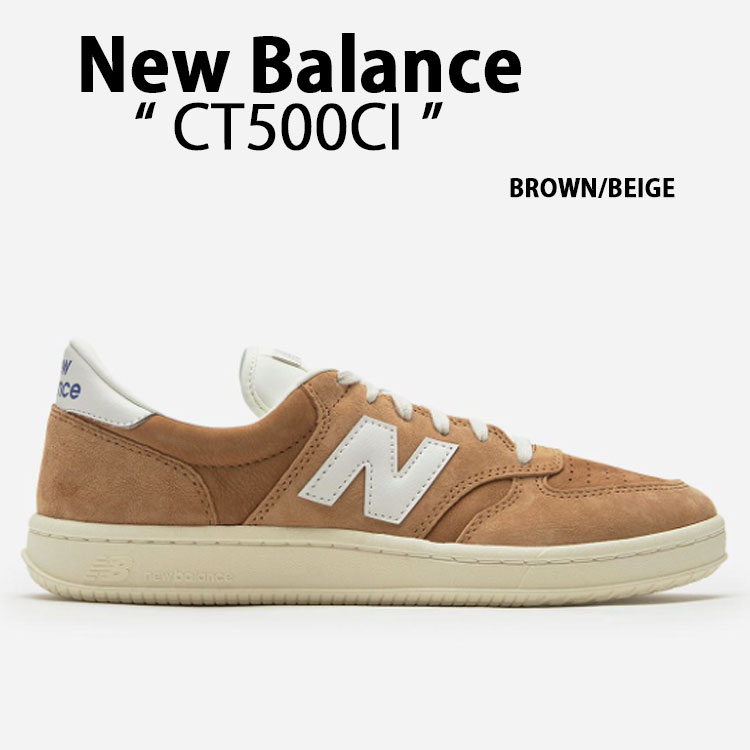 New Balance ニューバランス スニーカー CT500 CT500CI BROWN BEIGE シューズ ブラウン ベージュ スウェード ヌバック ブラウンパック メンズ レディース【中古】未使用品
