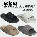 adidas アディダス サンダル スライドサンダル シャワーサンダル ZNSORY SLIDE SANDAL クッションサンダル BLACK ブラック JR3...