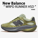 New Balance ニューバランス スニーカー WRPD RUNNER UWRPDHSD KHAKI シューズ ワープドランナー カーキ スエード ランニングシューズ メンズ レディース【中古】未使用品