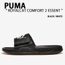 PUMA プーマ サンダル ROYALCAT COMFORT 2 ESSENTIAL 404281-01 シューズ BLACK WHITE ブラック ホワイト ...