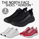 THE NORTH FACE ノースフェイス スニーカー HORIZON シューズ ランニングシューズ BLACK WHITE ROSE アウトドアシューズ 普段使い ブラック ホワイト ローズ メンズ レディース NS93R43K/J/L【中古】未使用品(4)