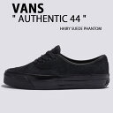 VANS バンズ スニーカー AUTHENTIC 44 HAIRY SUEDE PHANTOM VN000D5KER01 オーセンティック 44 ヘアリー スエード ファントム メンズ レディース 男性用 女性用 【中古】未使用品(4)