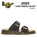 Dr.Martens ドクターマーチン サンダル ストラップサンダル JOSEF SLIDE SANDALS 41082001 BLACK シューズ ジョセフ スライドサンダル スエードスライド ブラック メンズ レディース 男性用 女性用【中古】未使用品(4)