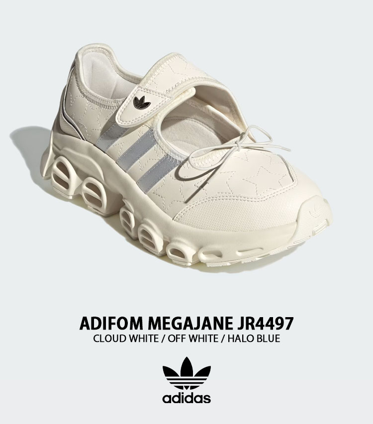 adidas originals アディダス スニーカー ADIFOM MEGAJANE JR4497 WHITE シューズ アディフォーム メガジェイン ホワイト 厚底 メンズ レディース【中古】未使用品