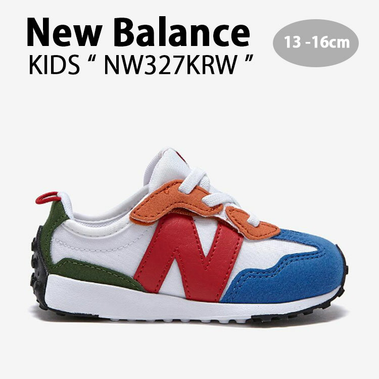 New Balance ニューバランス キッズ スニーカー NewBalance 327 MIX キッズシューズ ミックス ホワイト..