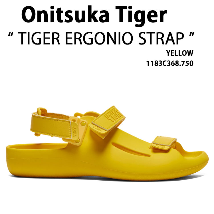 Onitsuka Tiger オニツカタイガー レディース スポーツサンダル TIGER ERGONIO STRAP YELLOW 1183C368...