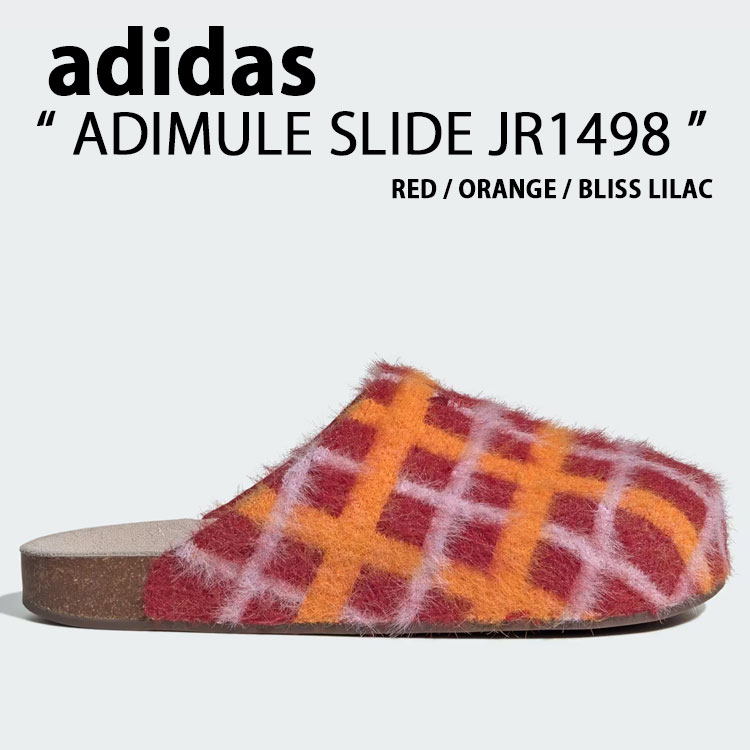 adidas originals アディダス ミュールサンダル ADIMULE SLIDE JR1498 シューズ アディミュール スライド ウィンター コルクソール RED レッド ORENGE オレンジ メンズ レディース【中古】未使用品