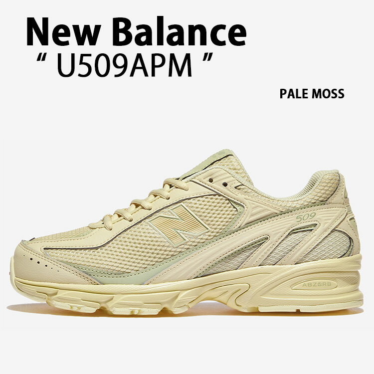 New Balance ニューバランス スニーカー U509APM YELLOW シューズ NewBalance509 ランニングシューズ メッシュ イエロー メンズ レディース【中古】未使用品