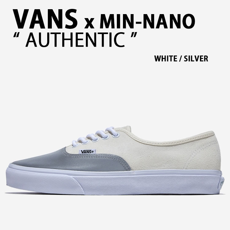 Rakuten - VANS バンズ スニーカー MIN-NANO AUTHENTIC V44CF MN シューズ ミンナノ オーセンティック WHITE SILVER ホワイト シルバー メンズ レディース