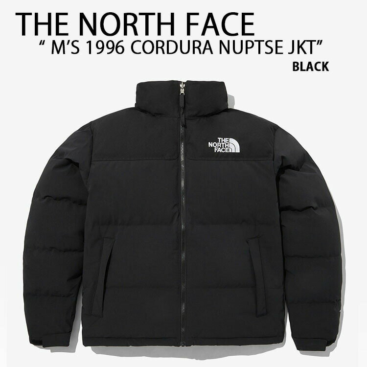 THE NORTH FACE ノースフェイス ダウンジャケット M'S 1996 CORDURA NUPTSE JACKET ヌプシダウン ジャケット BLACK コーデュラファブリック ブラック フード収納 メンズ レディース NJ1DN85A【中古】未使用品