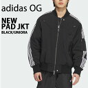 adidas Originals アディダス パデッドジャケット ジャージ NEW PAD JKT JD3743 BLACK UNITY ORANGE ニュー ...