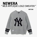 NEWERA ニューエラ セーター AP MLB APPLIQUE LOGO SW33 NEYYAN ヤンキース GREY ニット メンズ レディース 1378...