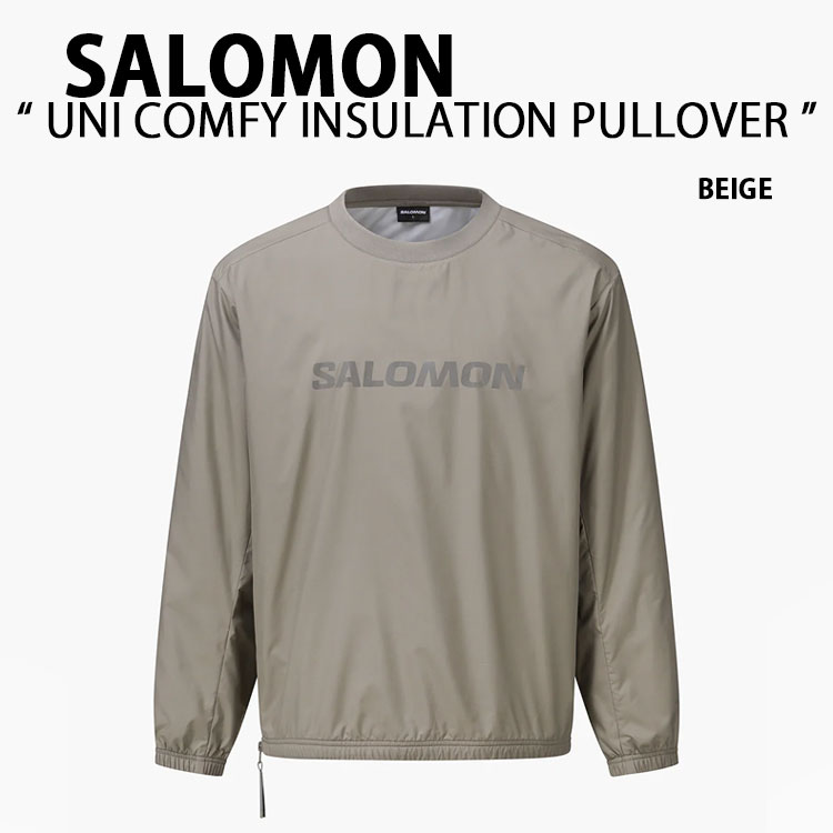 SALOMON サロモン ナイロンシャツ UNI COMFY INSULATION PULLOVER ユニー コンフィー インシュレーション プルオーバー BE...