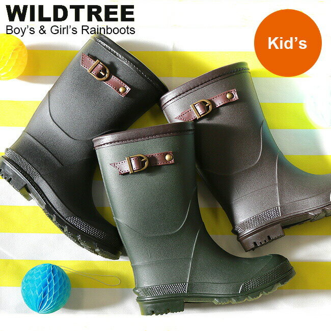 WILDTREE　キッズレインブーツ　1,890円