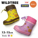 レインブーツ 長靴 ベビー キッズ 女の子 ガールズ 防寒 雪 冬用 ウレタン WILDTREE AK197