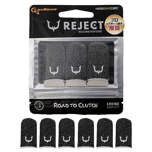 REJECT 指サック グレー (6個入り) 銀繊維 【プロ選手推奨】リジェクト 超薄 超高感度 ゆびさっく スマホ ゲーム 荒野行動 PUBG APEX CoD 音ゲー 格ゲー プロセカ 十字キー ゲーム用指サック 指サックゲーム用 REJECT 指サック グレー (6個入り) 銀繊維 【プロ選手推奨】リジェクト 超薄 超高感度 ゆびさっく スマホ ゲーム 荒野行動 PUBG APEX CoD 音ゲー 格ゲー プロセカ 十字キー ゲーム用指サック 指サックゲーム用