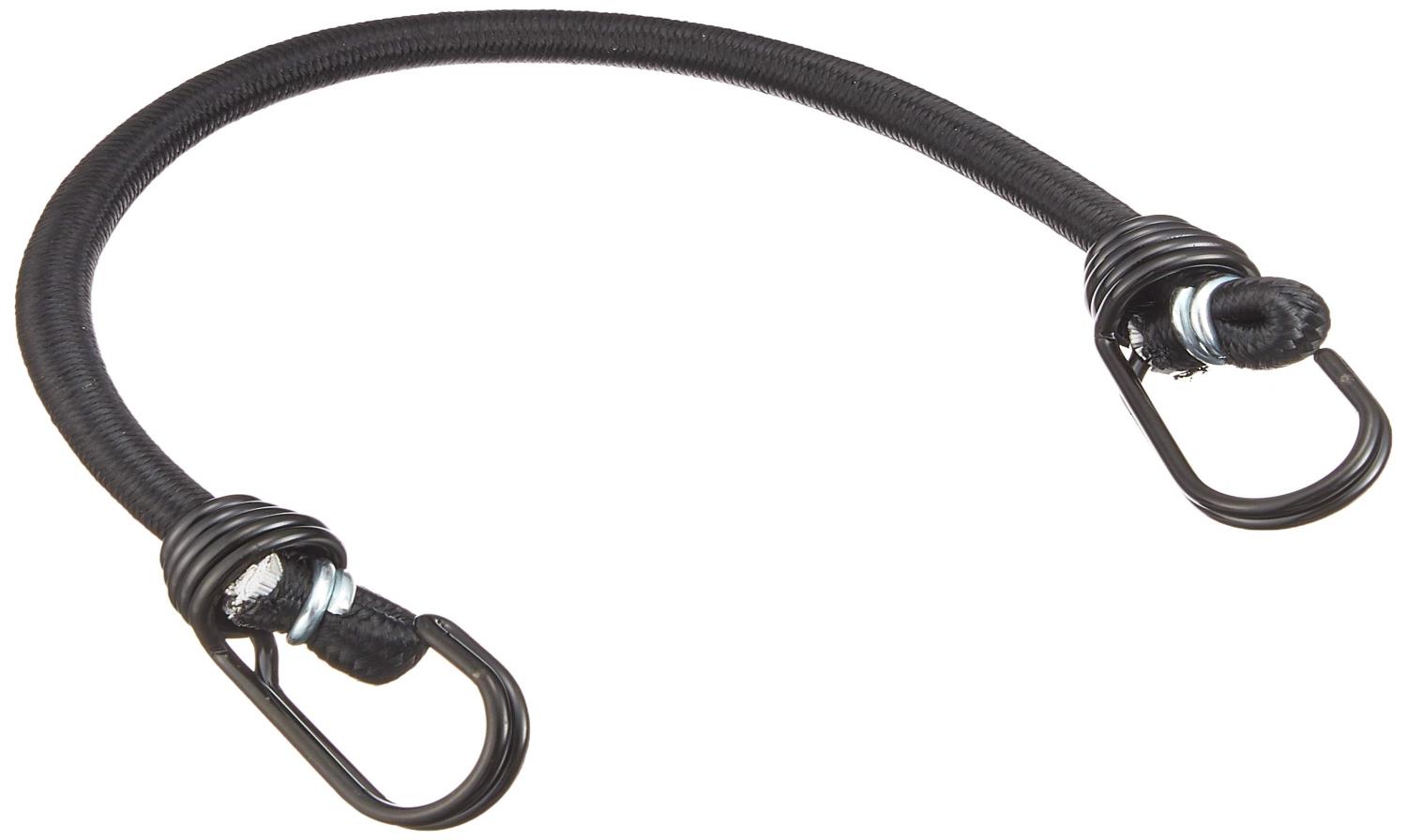 SK11(エスケー11) ゴムロープ Jフック 両端フック付き 丸ゴムタイプ 10mm×30cm SKG-R1030BK