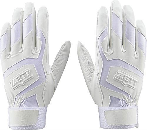 ゼット(ZETT) バッティンググローブ 両手用 高校生ルール対応 ホワイト(1100) Lサイズ(26~27cm) BG578HS