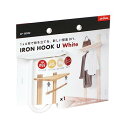 アイワ金属 アイアンフックU ホワイト 1個入 AP-3030W