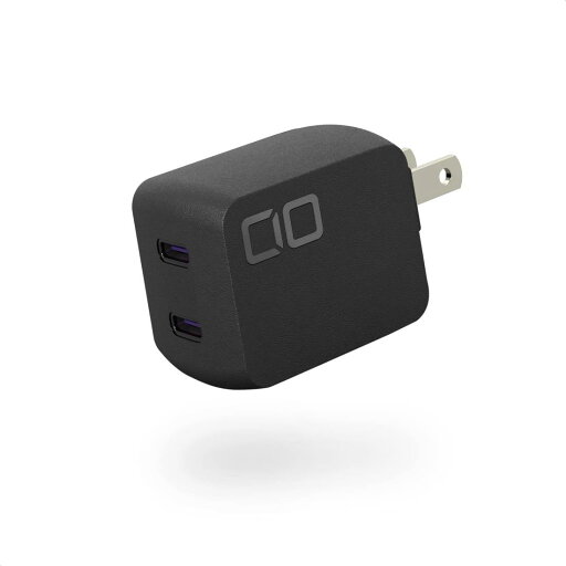 【NovaIntelligence搭載】CIO NovaPort DUO 30W GaN充電器 ACアダプター コンセント 小型 USB type-c 2ポート PD対応 急速充電 タイプC i Phone スマホ タブレット (旧モデル, 黒) 【NovaIntelligence搭載】CIO NovaPort DUO 30W GaN充電器 ACアダプター コンセント 小型 USB type-c 2ポート PD対応 急速充電 タイプC i Phone スマホ タブレット (旧モデル, 黒)