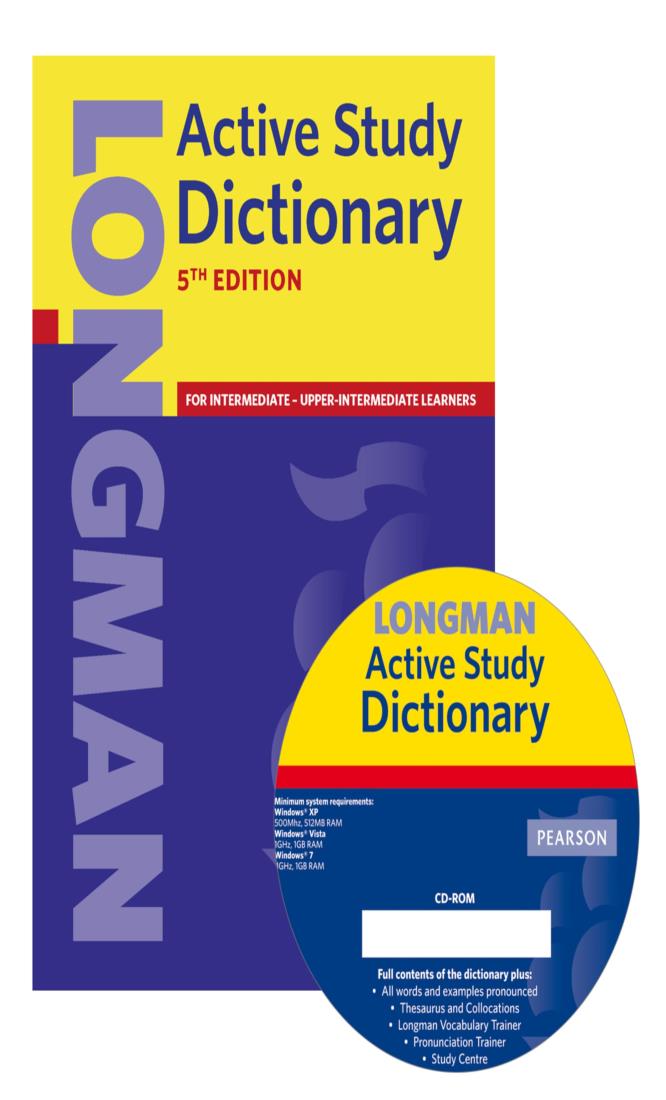 Longman Active Study Dictionary (5E) Paperback with CD-ROM (Longman Dictonaries)