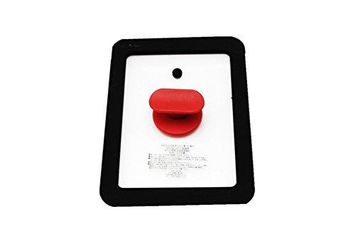 谷口金属 卵焼き餃子 蓋 強化ガラス蓋 カバー 14.7×19.8cmシリコンゴム レッド ぎょうざ