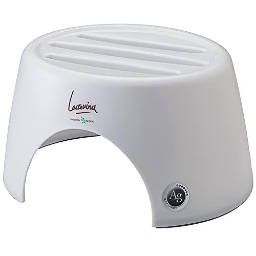 リス 湯桶 洗面器置き カウンターラスレヴィーヌ プラチナホワイト 『ユニバーサルデザイン浴用』 日本製