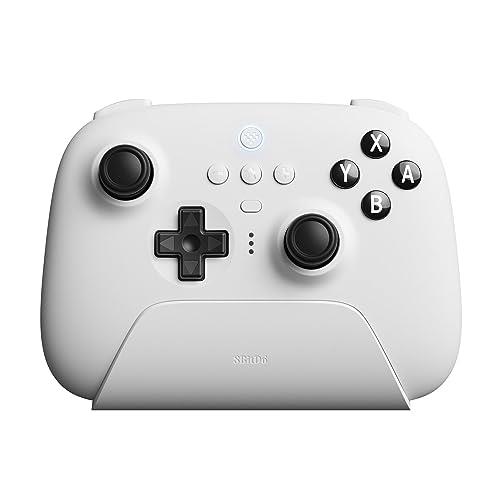8bitdo ultimate 充電ドックを備えたBluetoothコントロー ラー、スイッチ用のワイヤレスプロコントロー ラー、Windows、およびsteam Deck (White) 8bitdo ultimate 充電ドックを備えたBluetoothコントロー ラー、スイッチ用のワイヤレスプロコントロー ラー、Windows、およびsteam Deck (White)