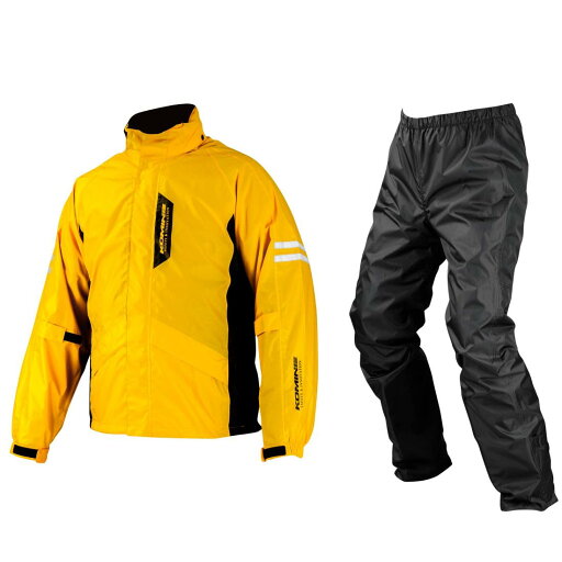 KOMINE バイク用レインウェア 03-539 メンズ Yellow M KOMINE バイク用レインウェア 03-539 メンズ Yellow M
