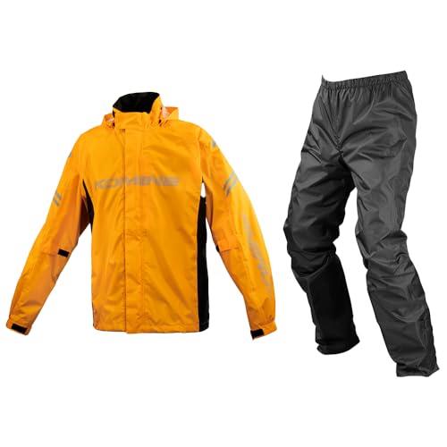 KOMINE バイク用レインジャケット 03-5393 メンズ KOMINE Yellow L RK-5393 KOMINE バイク用レインジャケット 03-5393 メンズ KOMINE Yellow L RK-5393