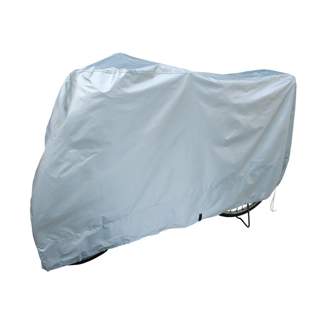 サギサカ(SAGISAKA) 自転車用 自転車カバー 大きめゆったりサイズ 後ろカゴ付き対応 シルバー 34140(4)