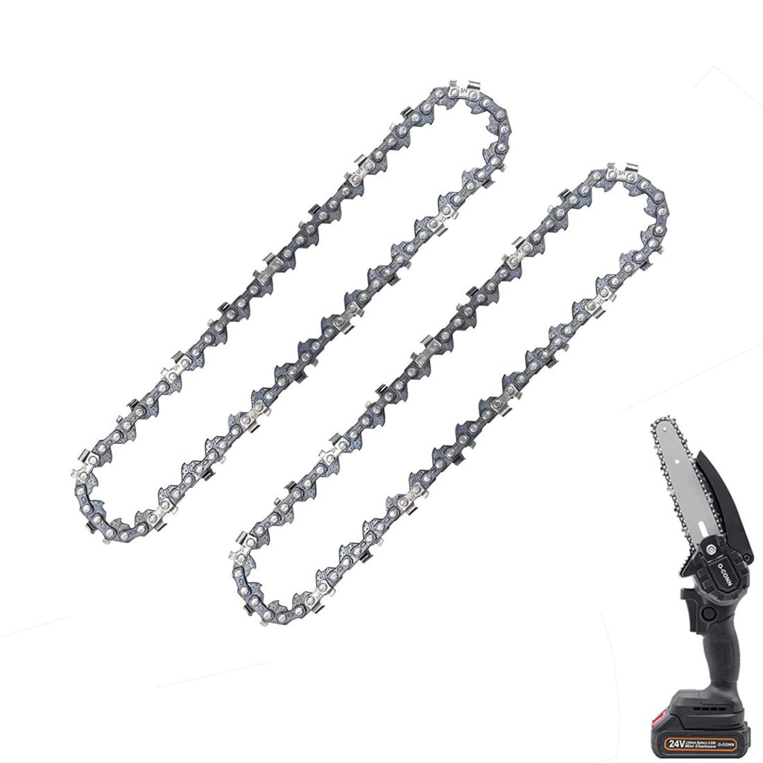 DFsucces チェーンソー 替刃 2個セット 6インチ チェンソー替え刃 チェーンソー 交換刃 木工切断 枝切..