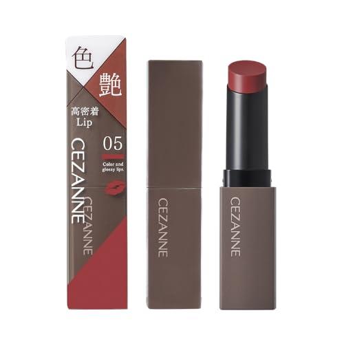 セザンヌ リップカラーシールド 05アンティークローズ 3.7g ジェル膜リップ 美発色 落ちにくい