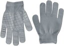 福徳産業 CuCuRa(キュキュラ) すべり止め 軍手 作業用手袋 グレー スレンダー レディース 女性向け 伸縮 ぴったりフィット 日本製 1双入
