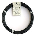 ダイドーハント (DAIDOHANT) 針金 ビニー ル被覆 カラーワイヤー ブラック ( 黒 ) 太さ #10 (3.2 mm x 長さ 23m 54063