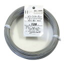 ダイドーハント (DAIDOHANT) 針金 ビニー ル被覆 カラーワイヤー グレー ( 灰色 ) 太さ #20 (0.9 mm x 長さ 128m 10155...