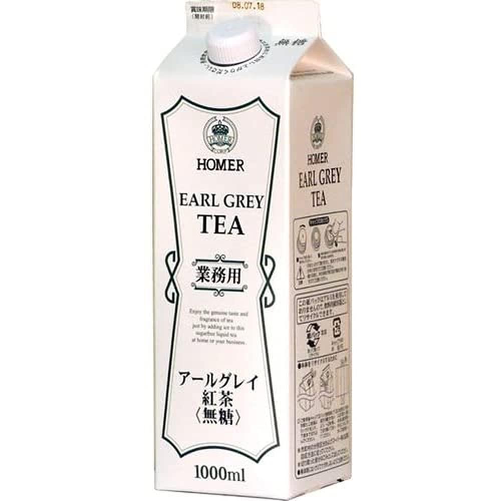 HOMER(ホーマー) UCC紅茶 アールグレイ 無糖 紙パック 1000ml×12本