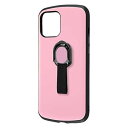 レイアウト i Phone 12 Pro Max 6.7インチ対応耐衝撃 ProCa+TailRing ピンク RT-P28AC5/PP