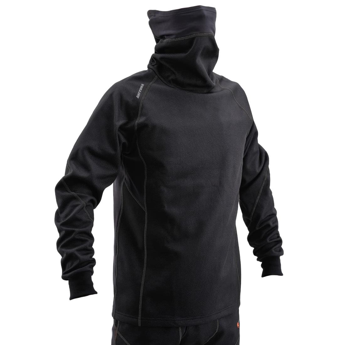 デイトナ(Daytona) バイク用 インナーウェア 秋冬 防風 防寒 ネックウォーマー(一体型) DI-004FA ブラック Lサイズ 31976