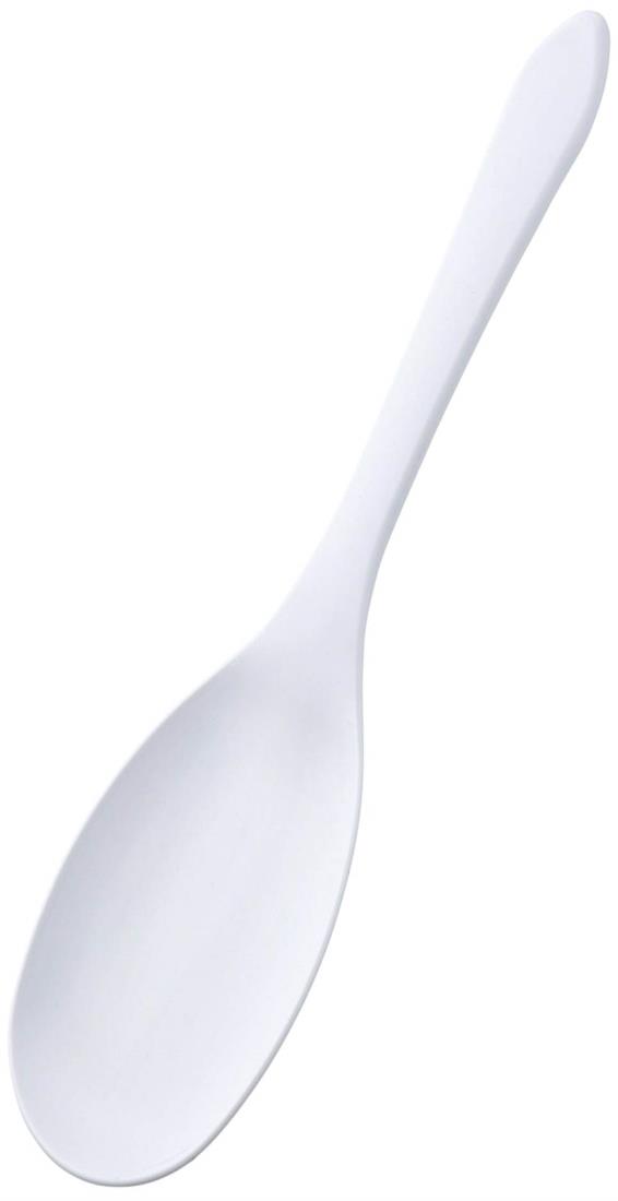 下村企販 たっぷりすくえる シリコン 調理スプーン 25cm 【日本製】 食洗機対応 耐熱 これ1本でまぜる..